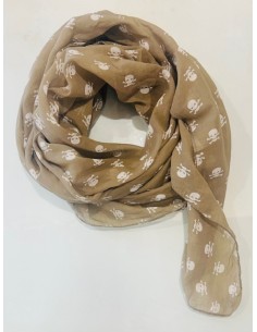 Pañuelo algodón calaveras