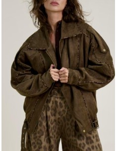 Cazadora ante sintético